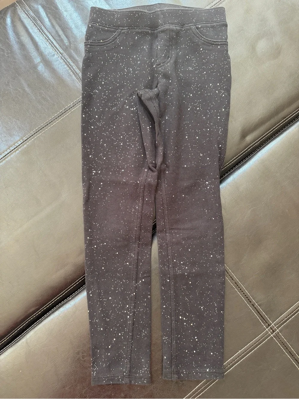 Jumping Beans - Girl’s Black Sparkly Leggings
